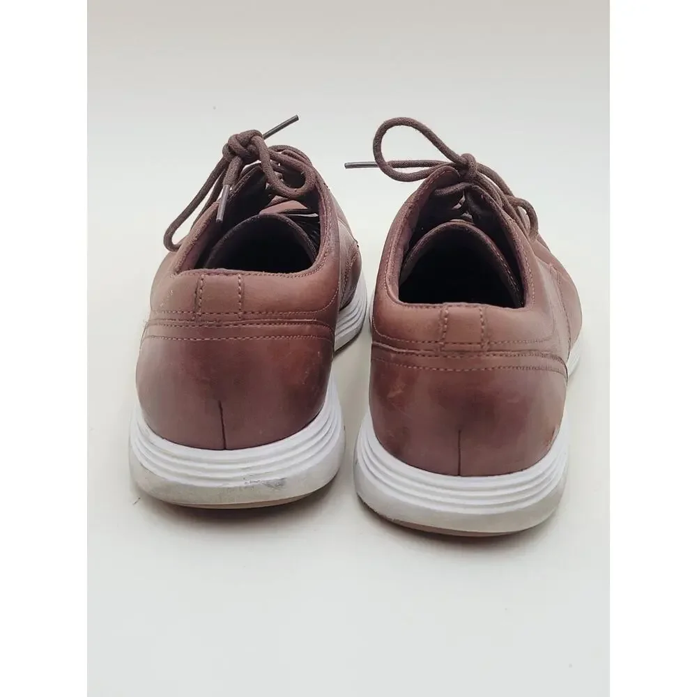 Cole Haan Grand Crosscourt II Mens 10M Brown Leather Casual Oxford Shoes C29412